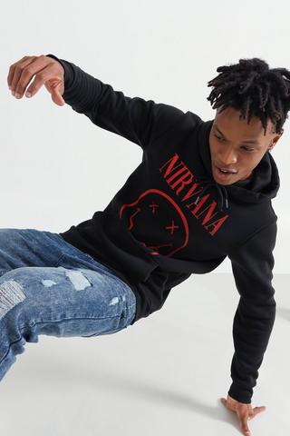 Nirvana Print Hoodie