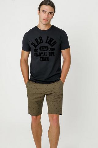 Printed Chino Shorts