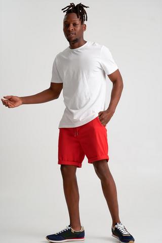 Chino knee store length shorts