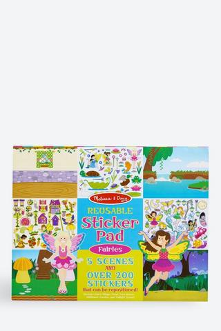 Melissa + Doug Reusable Sticker Pad Fairies