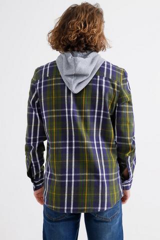 Hooded Check Shirt