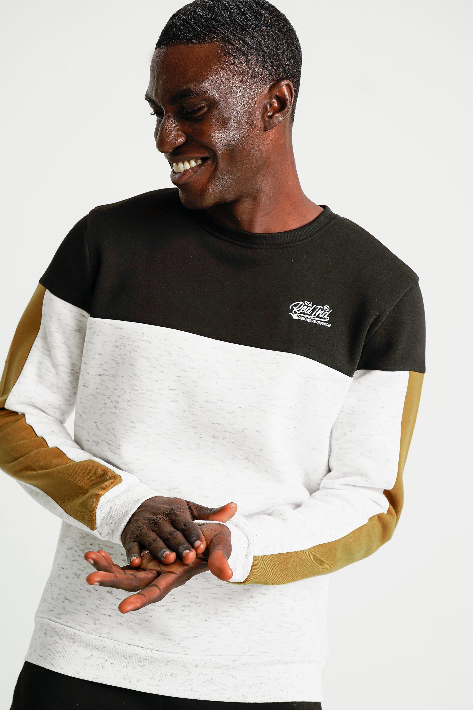 Color Block Striped Pullover