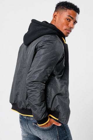 Quilted Bomber Jacket