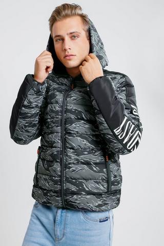 Printed Puffer Jacket