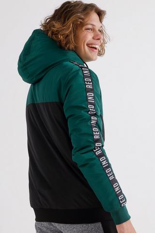 Side Tape Puffer Jacket