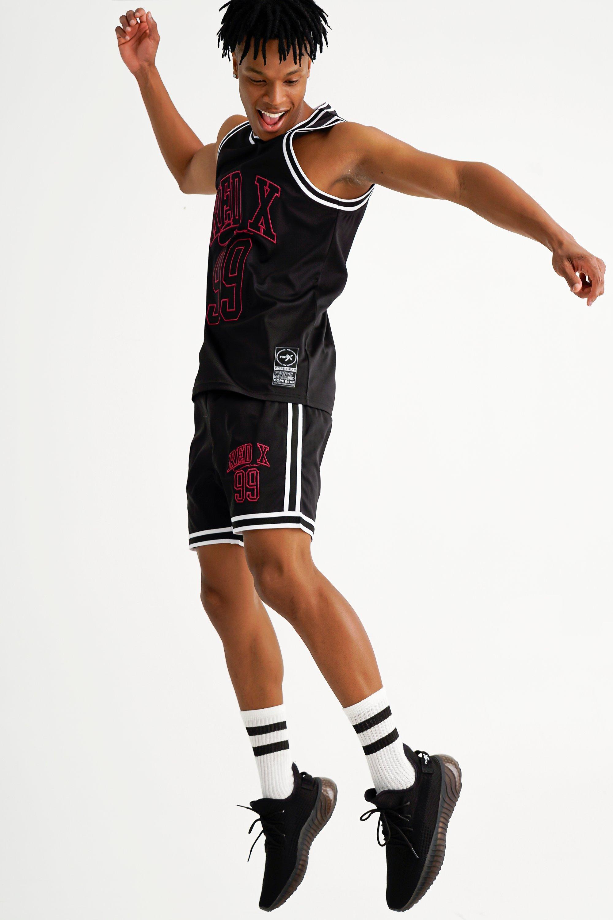 Boys in hot sale basketball shorts