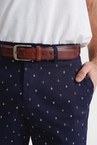 Printed Chino Shorts