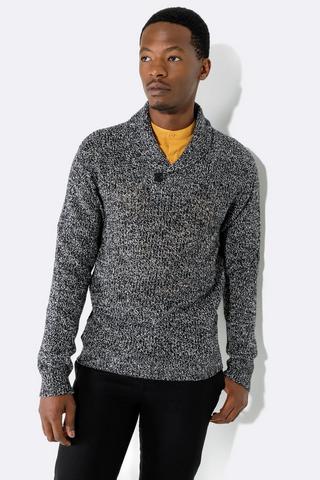 Shawl collar pullover outlet sweater