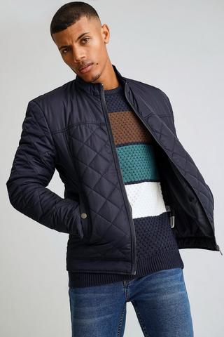 Quilted Bomber Jacket