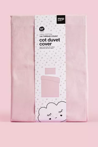 100% Cotton Standard Cot Duvet Cover Set