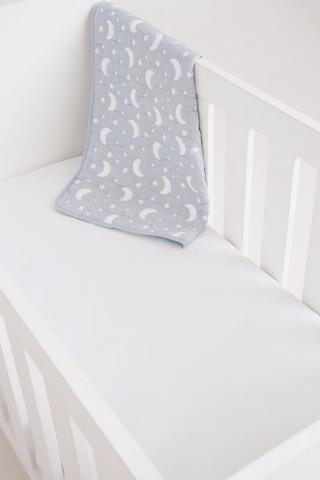 Large cot sales fitted sheet