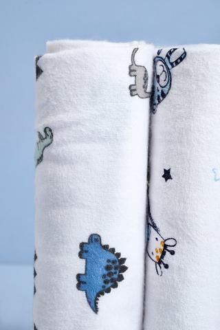MRP Baby Flannel Blankets 2 Pack