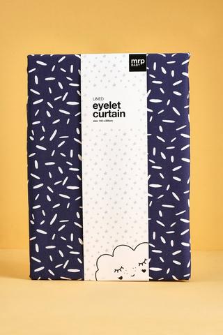 MRP Baby Striped Eyelet Curtains