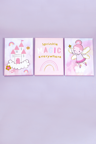 Canvas Fairy Art 3 Pack