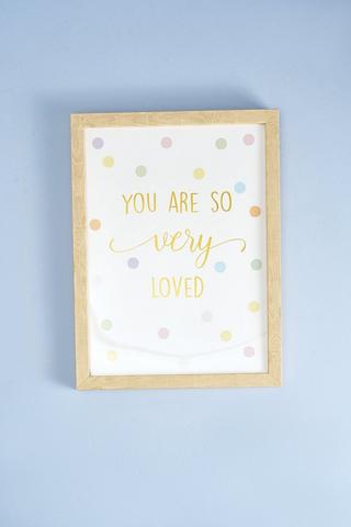 Statement Framed Wall Art A3