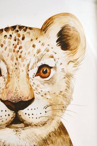Lion Framed Wall Art A3