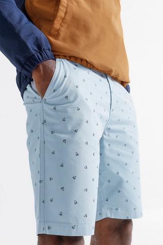Printed Chino Shorts