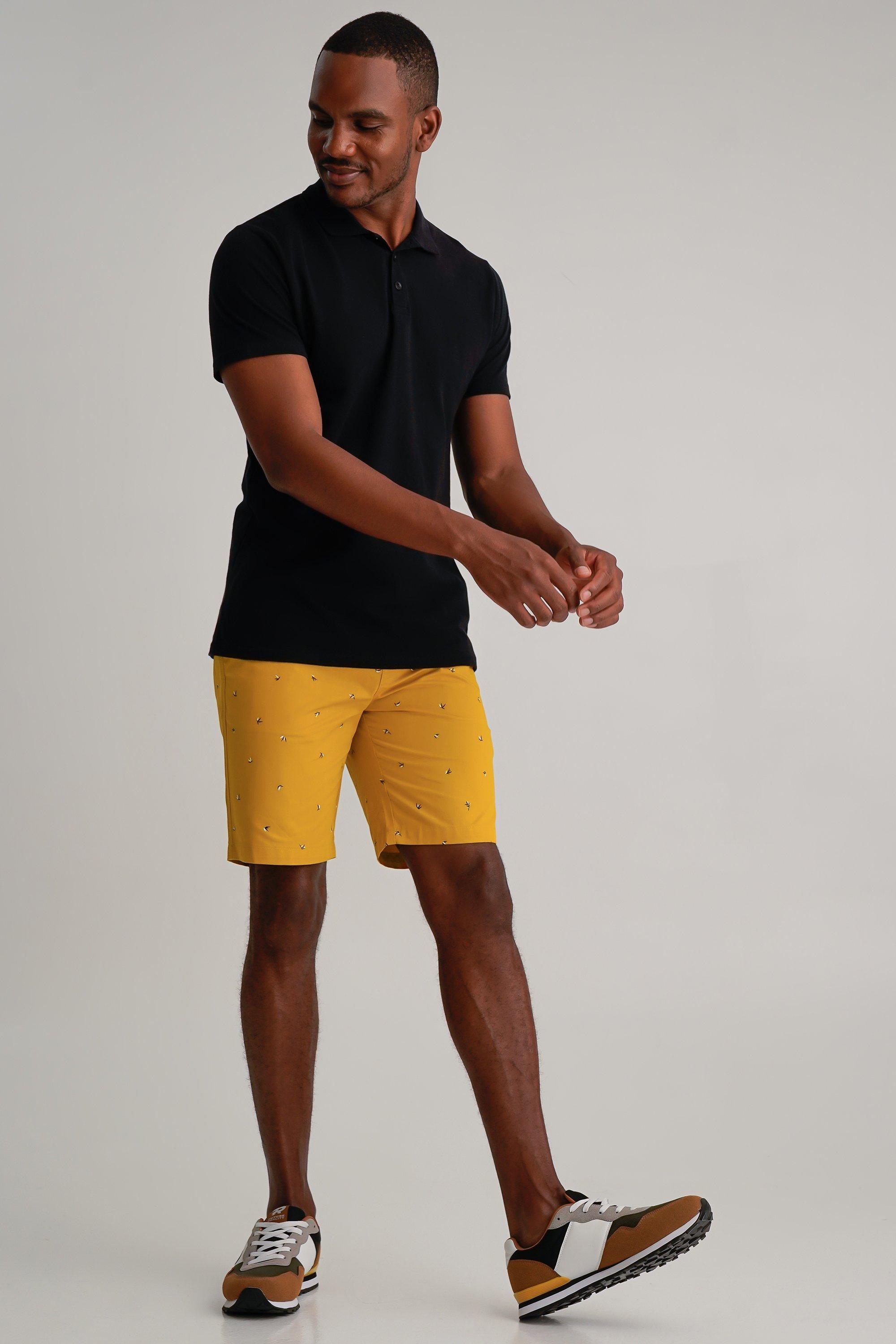 Printed Chino Shorts