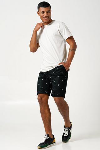 Printed Chino Shorts