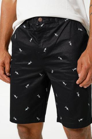 Printed Chino Shorts