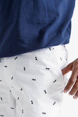 Printed Chino Shorts