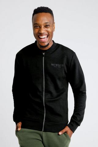 Quilted Bomber Jacket