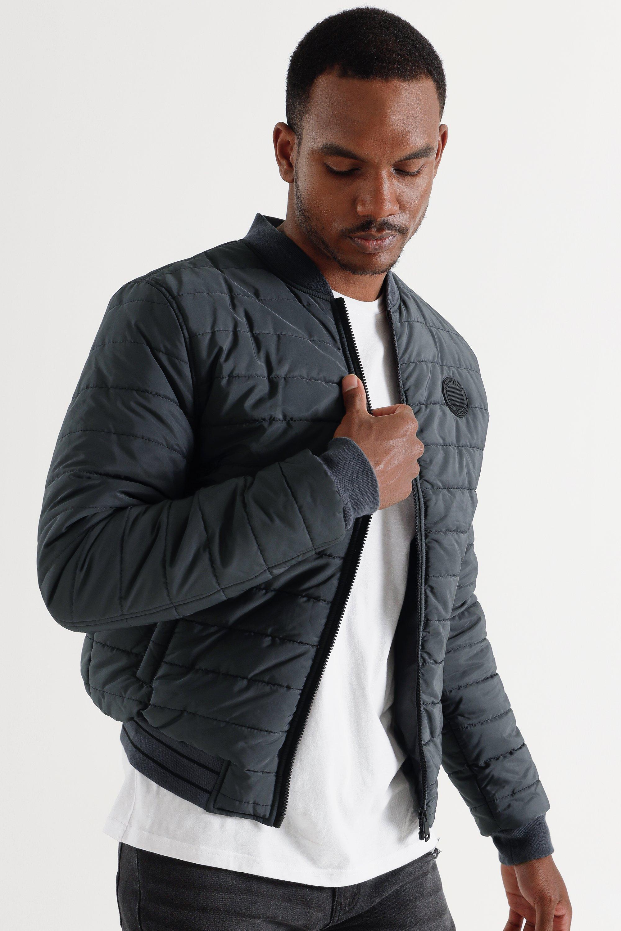 North face discount quilted bomber jacket