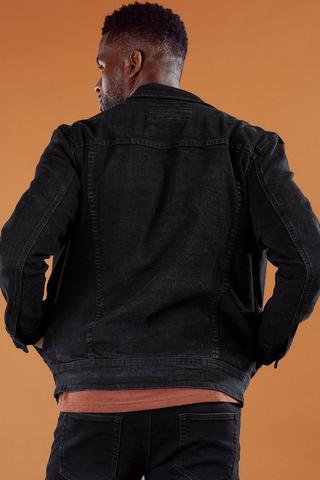 Black jacket outlet jean