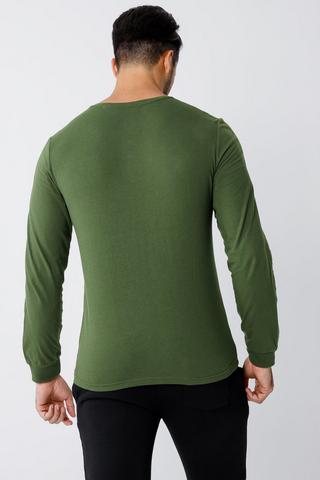 Long Sleeve Henley Top