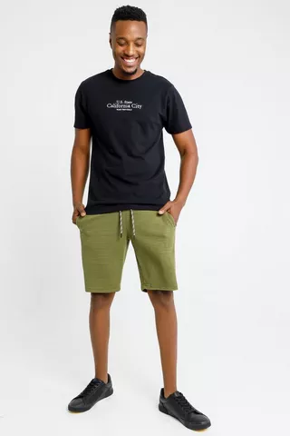 Quilted Fleece Shorts