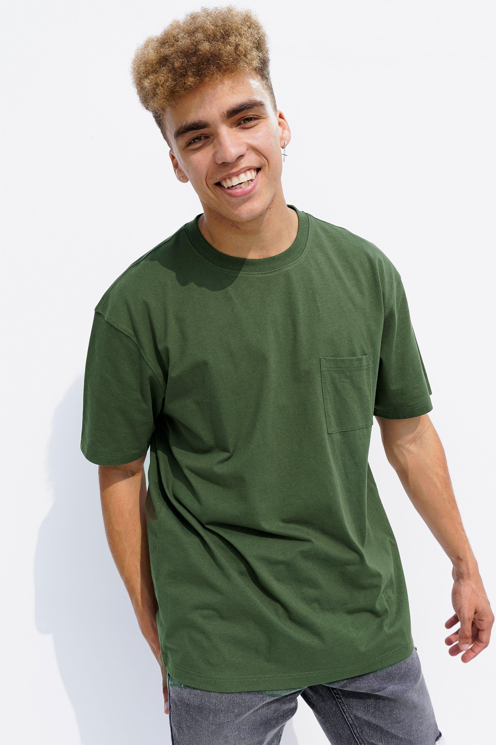 Loose Fit Raw Neck T-shirt