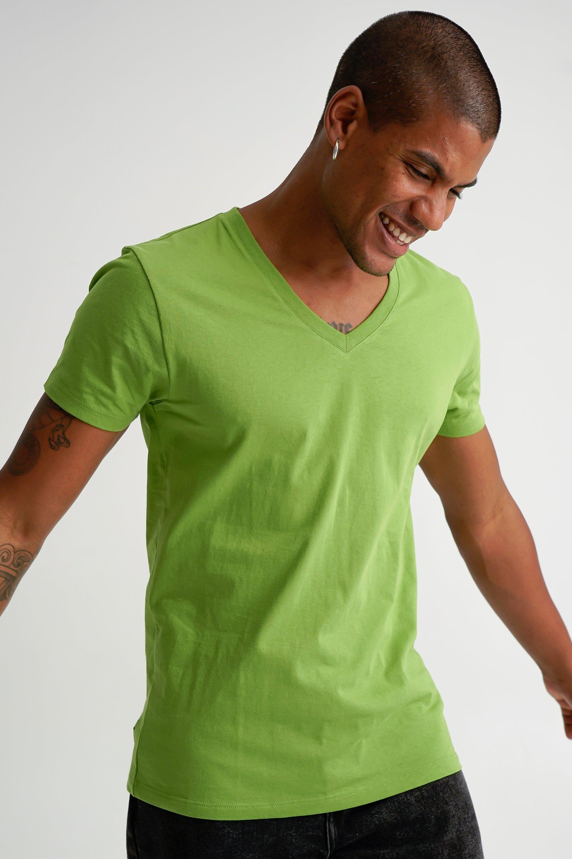 Slim Fit Vneck Tshirt