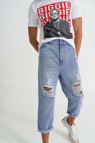 Relaxed Loose Fit Denim 