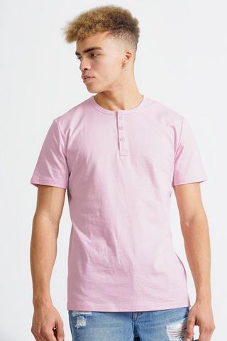 Fitted Henley T-shirt