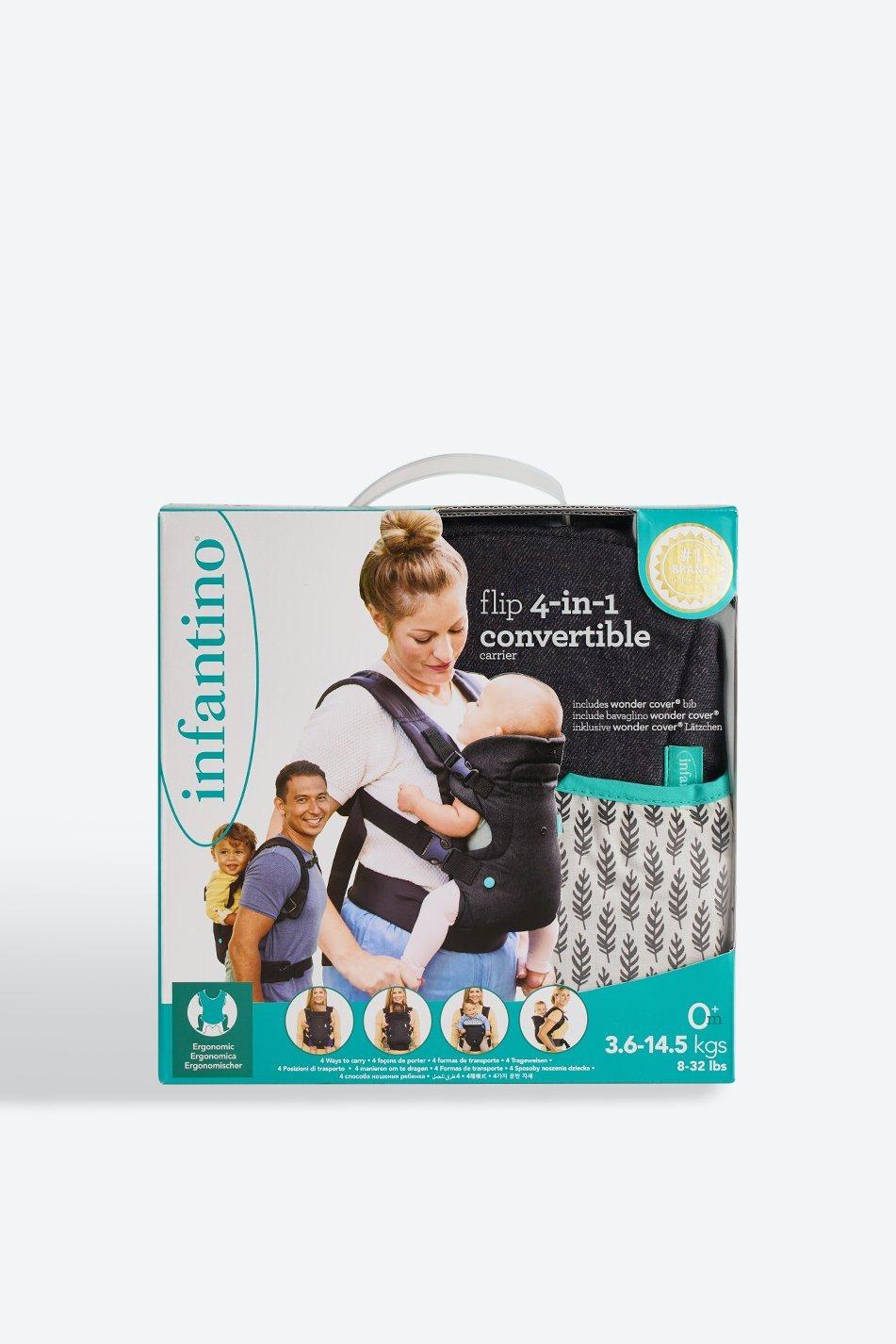 Infantino Flip Advanced 4-in-1 Carrier - Ergonomic, Convertible Infantino Flip Advanced 4-in-1 Carrier - Ergonomic, Convertible