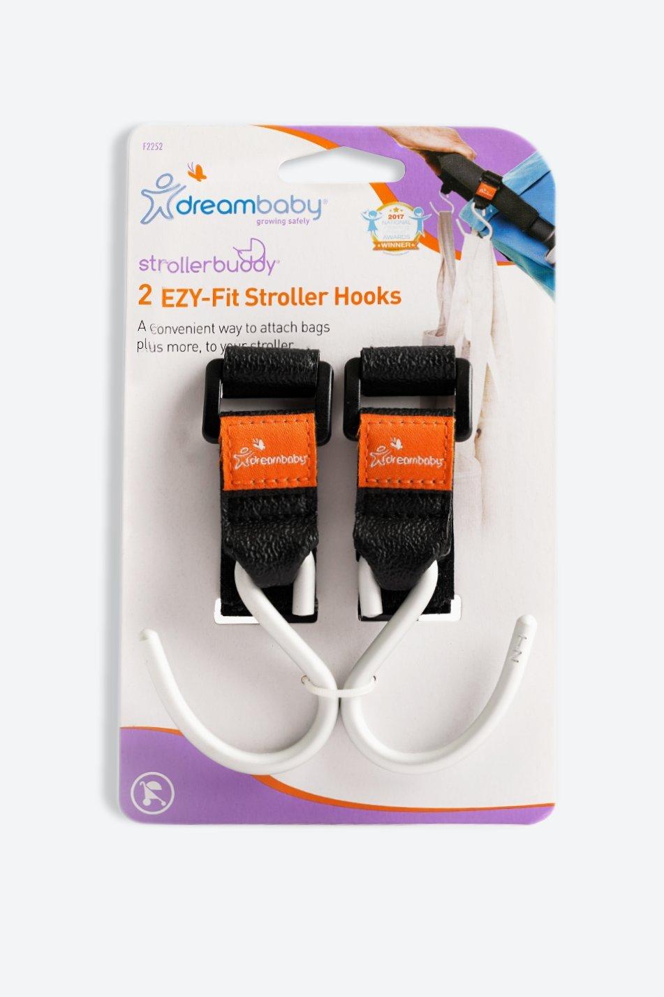 2 EZY-Fit Stroller Hooks