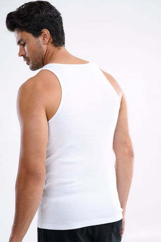 Slim Fit Rib Vest