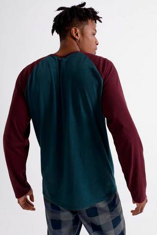 Statement Raglan Long Sleeve Sleep Top