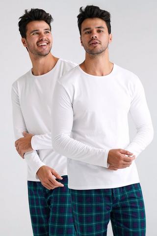 2 Pack Long Sleeve Sleep Tops