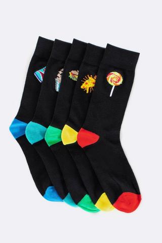 5 Pack Socks