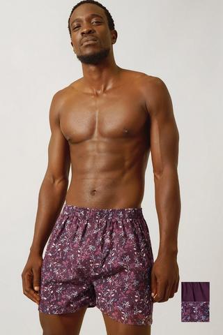 2 Pack Woven Boxers