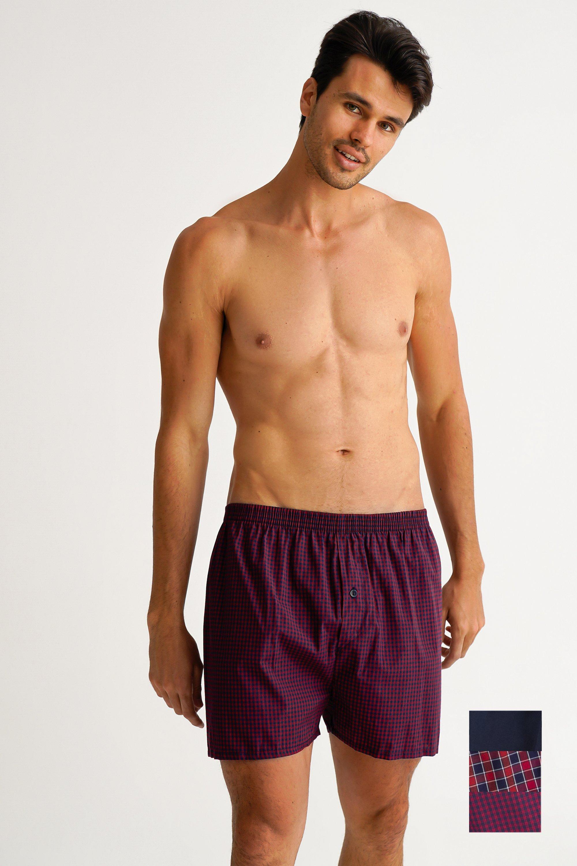 3 Pack Woven Boxers