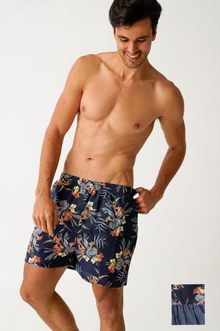 2 Pack Woven Boxers