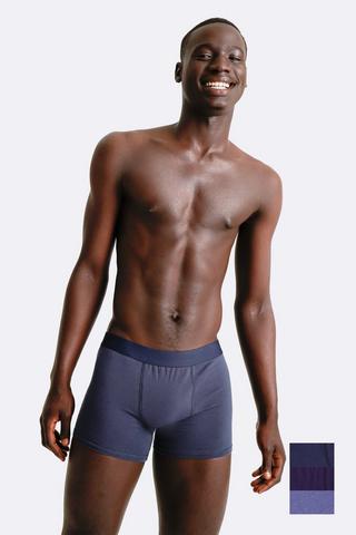 3 Pack Hipster Trunks