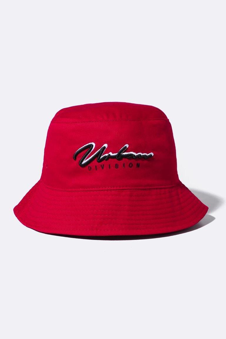 Bucket Slogan Red