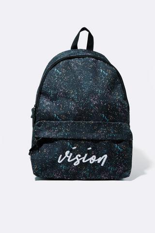 Printed Backpack