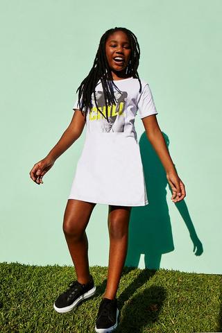 Graphic Print T shirt Dress