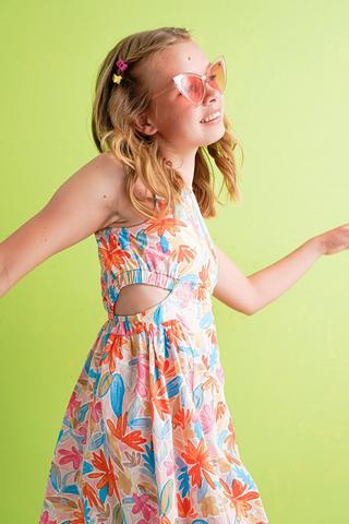 Cut Out Babydoll Dress