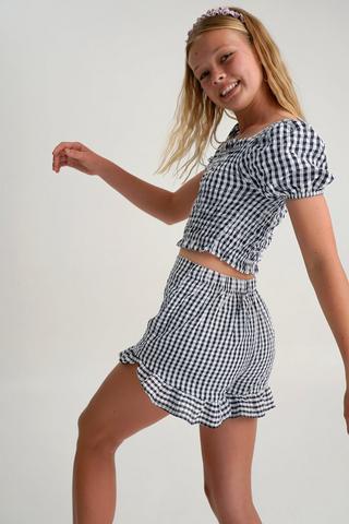 Check Pull On Shorts