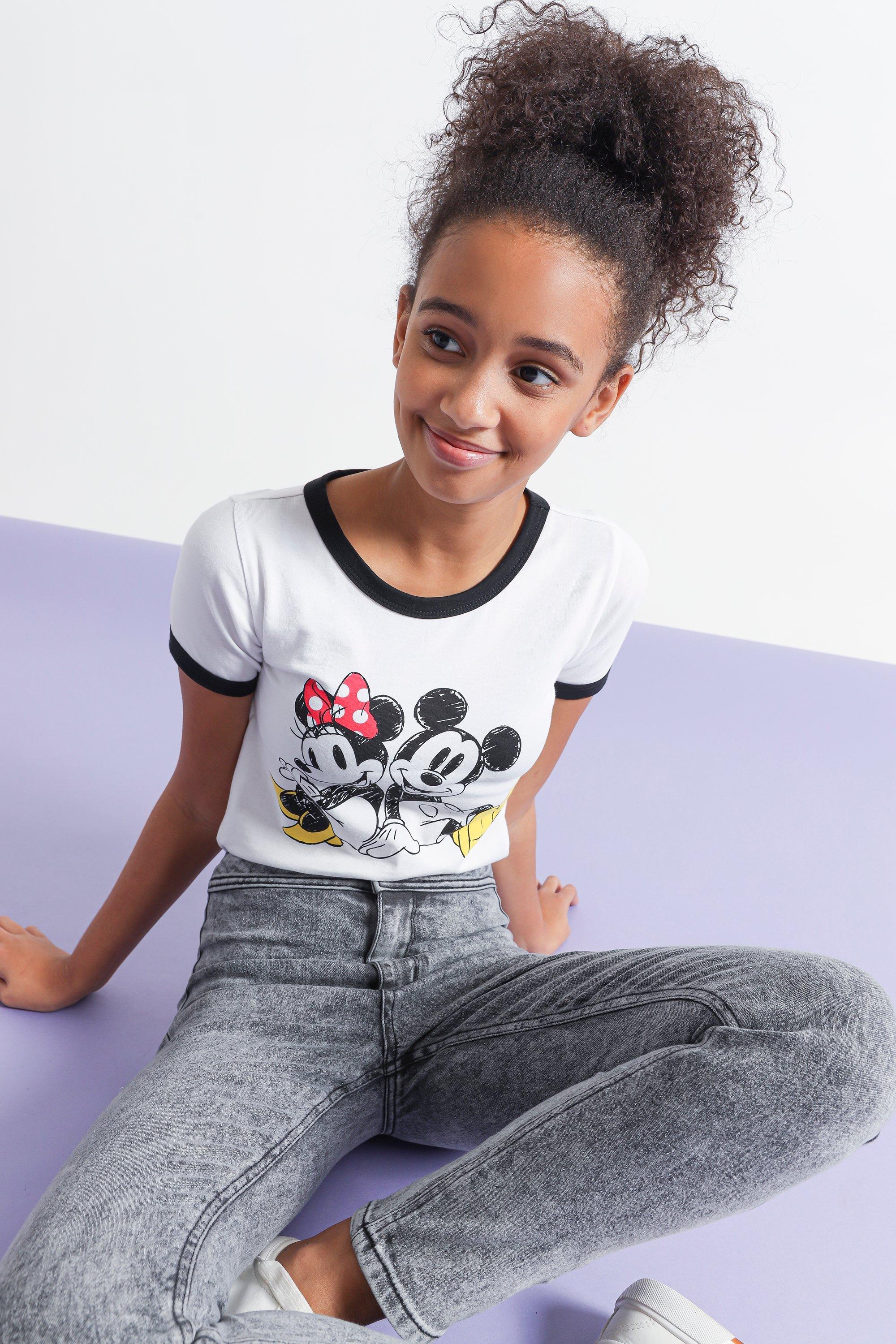 Mickey mouse t shirt for outlet girls